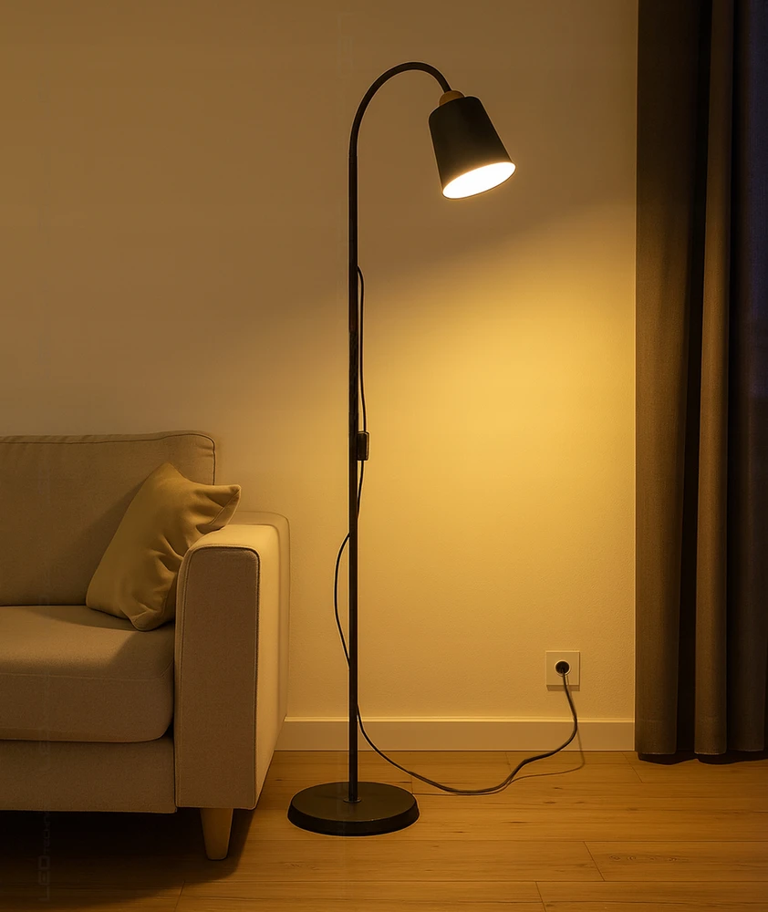 Toršeras LEDTechnics, 170 cm, juodas