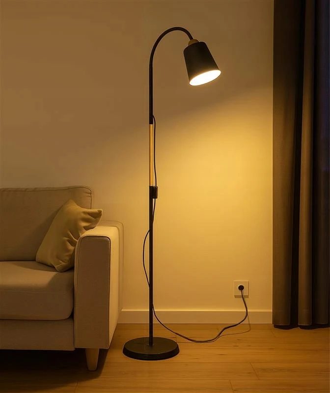 Toršeras LEDTechnics, 170 cm, rudas/juodas