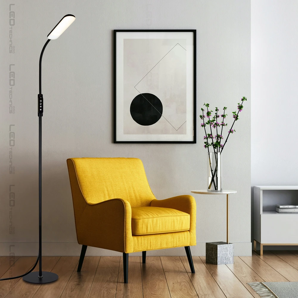 Toršeras LEDTechnics, 178 cm, juodas