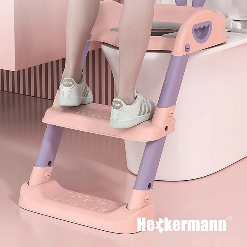Tualeto sėdynė su laipteliu Heckermann