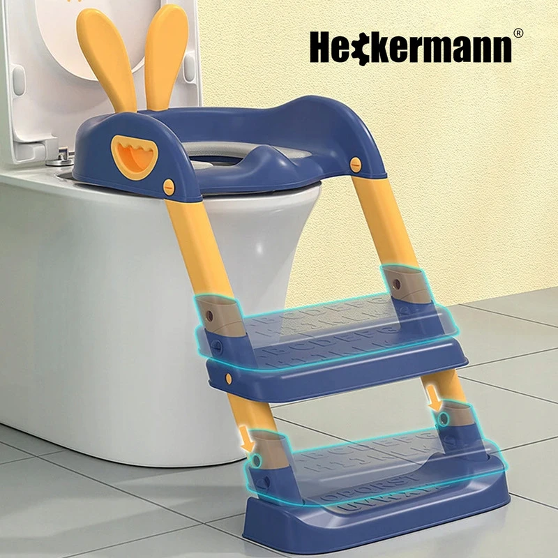 Tualeto sėdynė su laipteliu Heckermann