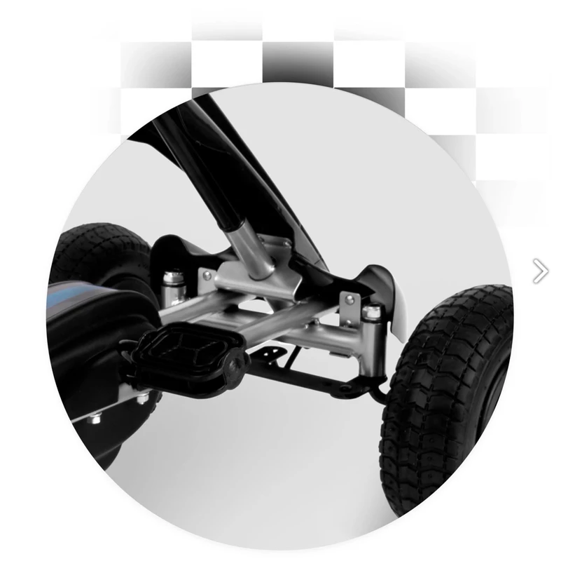 Vaikiškas pedalais minamas kartingas, Ricokids