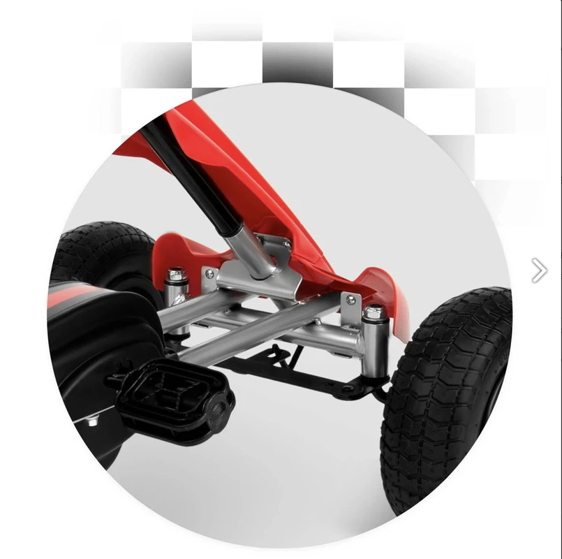 Vaikiškas pedalais minamas kartingas, Ricokids