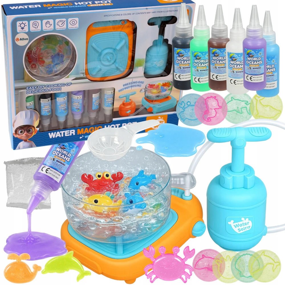 Vandens gelio figūrėlių kūrimo rinkinys Allvo