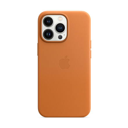 Apple iPhone 13 Odinis dėklas su MagSafe, Rudas (Golden Brown)