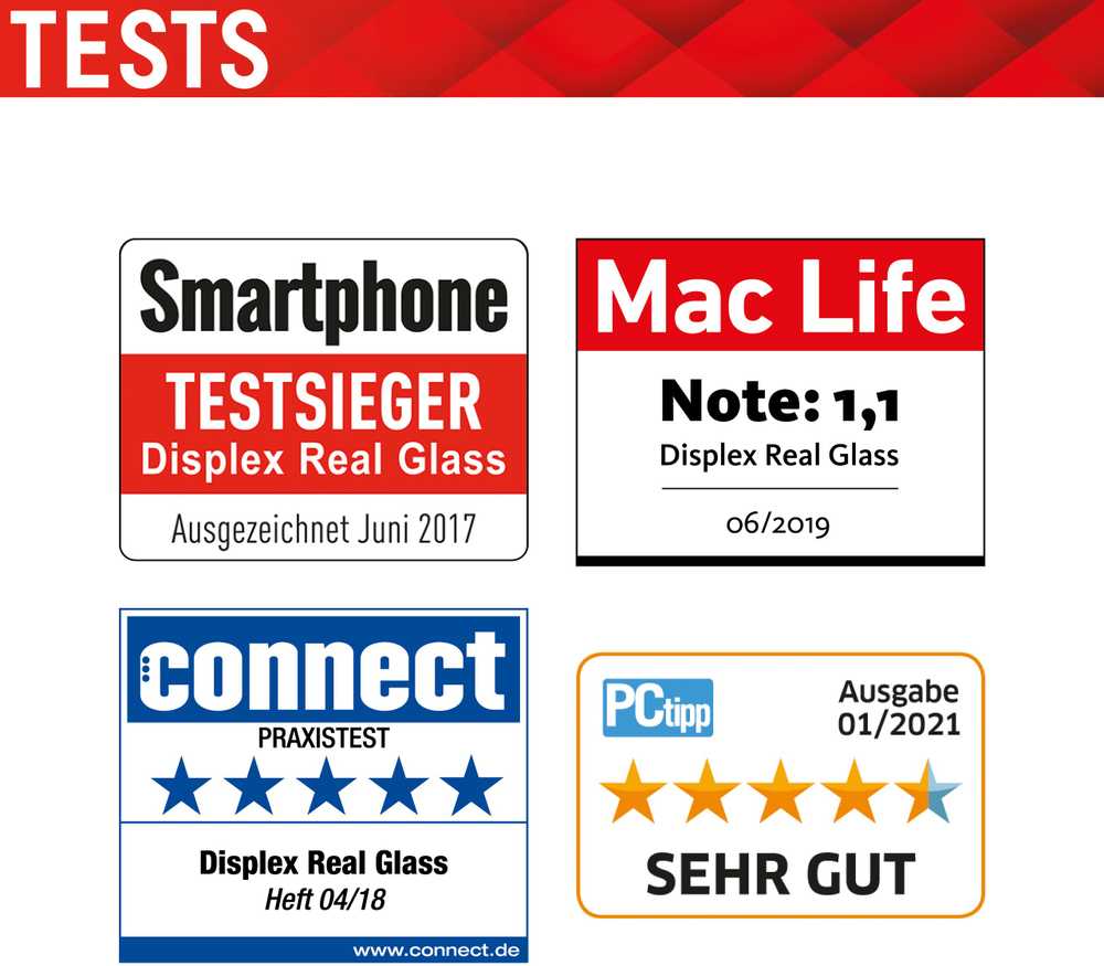„Apple iPhone 14 Real 2D“ ekrano stiklas „Displex Transparent“.