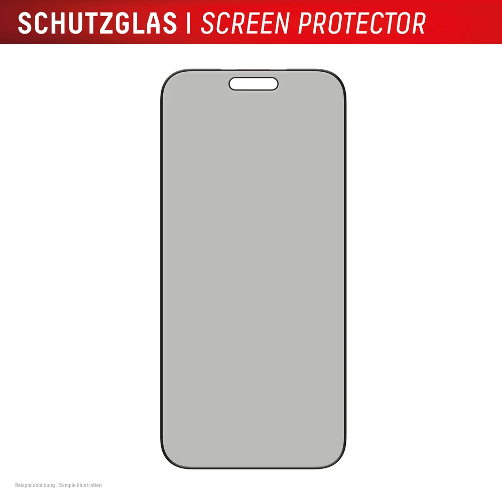Apple iPhone 17 Pro Max pilnai apsaugotas 3D apsauginis stiklas MM, gamintojas Displex Juodas