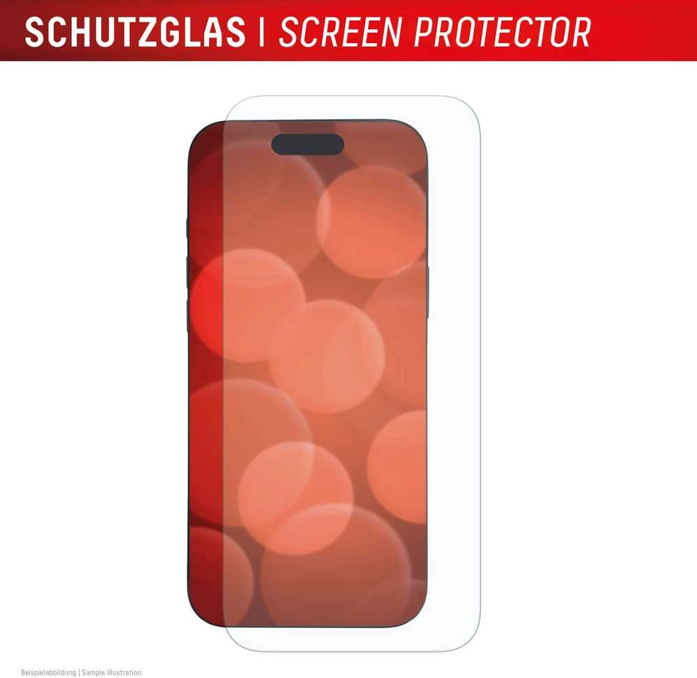 Apple iPhone 17 Pro Max tikro ekrano stiklas + dėklas, pagamintas „Displex“, skaidrus