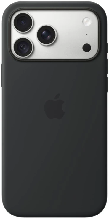 Apple iPhone 18 Pro Max Silikoninis dėklas with MagSafe - Black - MK954ZM/A