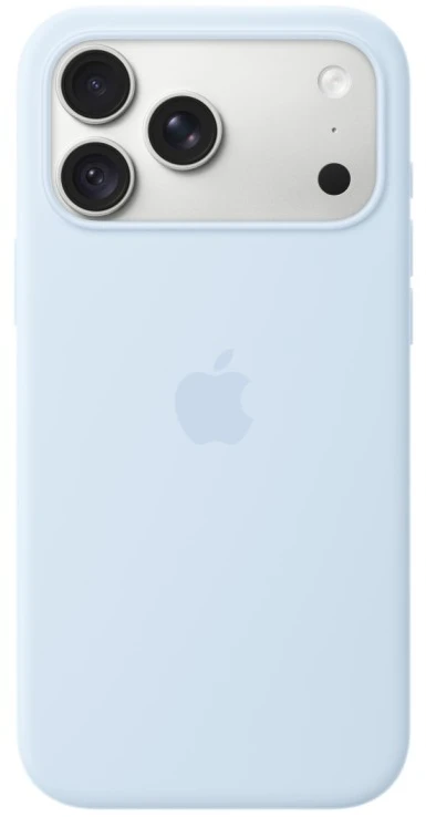 Apple iPhone 18 Pro Max Silikoninis dėklas with MagSafe - Crisp Blue - MK934ZM/A