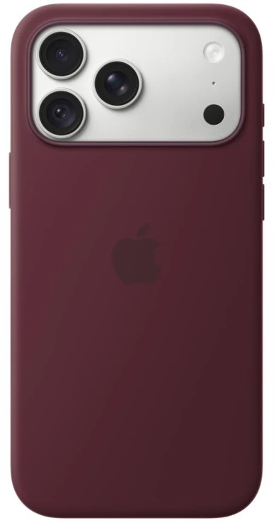 Apple iPhone 18 Pro Max Silikoninis dėklas with MagSafe - Burgundy - MK914ZM/A