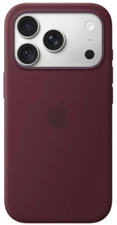 Apple iPhone 18 Pro Silikoninis dėklas with MagSafe - Burgundy - MK8U4ZM/A