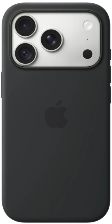 Apple iPhone 18 Pro Silikoninis dėklas with MagSafe - Black - MK8Y4ZM/A