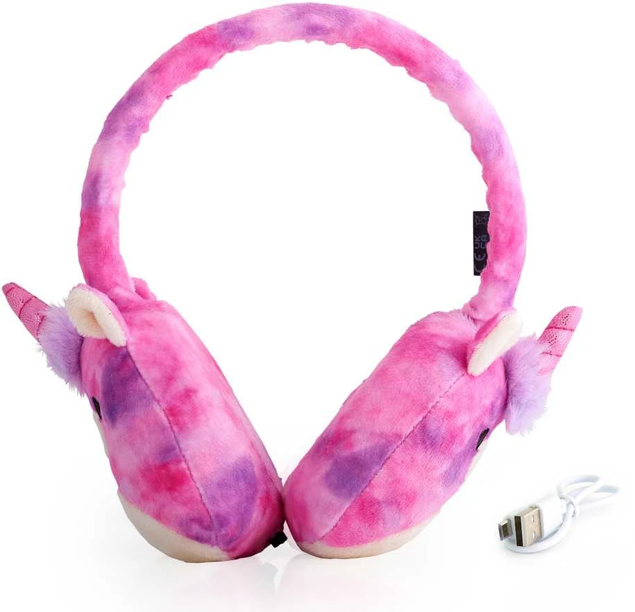 Ausinės Squishmallows plush Bluetooth headphone Lola