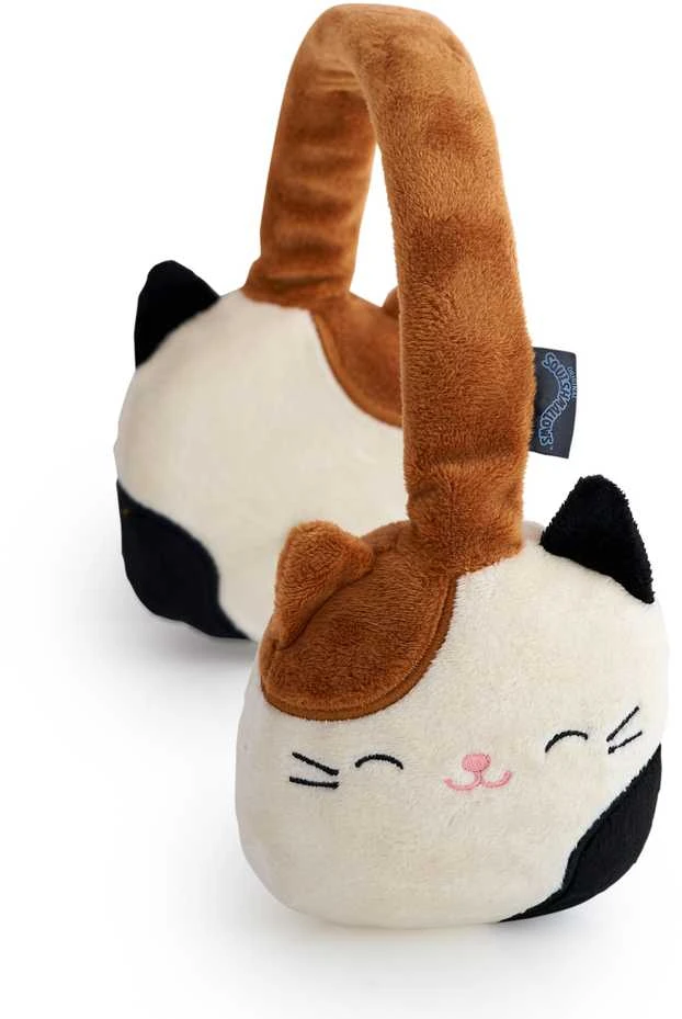 „Squishmallows“ pliušinės „Bluetooth“ ausinės su kamera