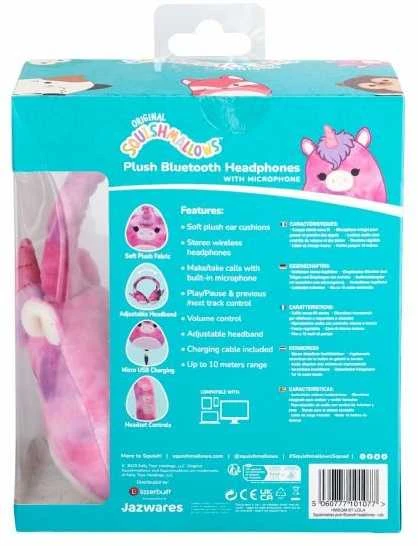 Ausinės Squishmallows plush Bluetooth headphone Lola