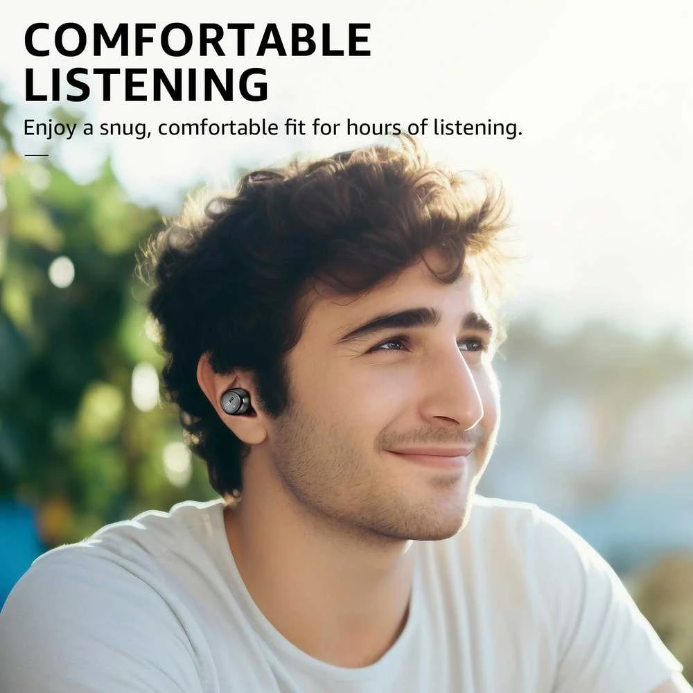 Tozo Agile Solo TWS Bluetooth ausinės juodos