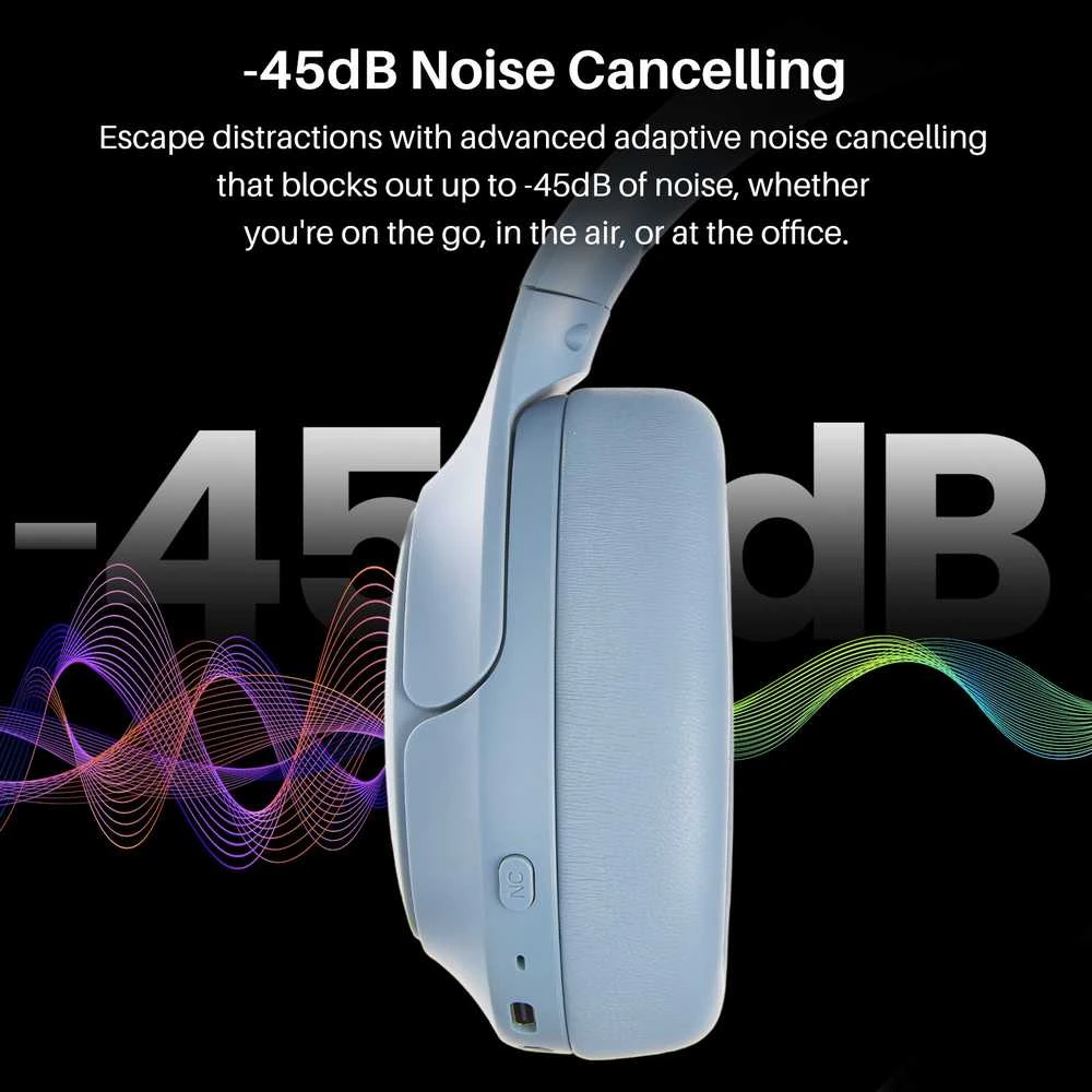 Ausinės Tozo Bluetooth Headphone H20 T12052 Mėlyna Mėlyna