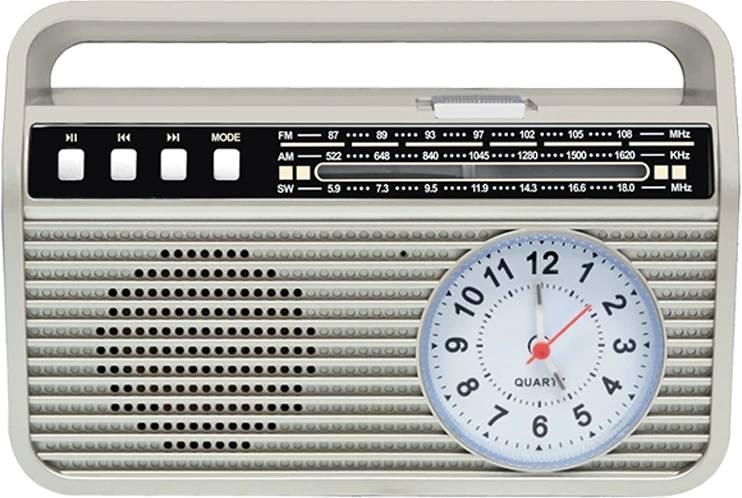 „Bluetooth“ garso kalba su radijo imtuvu „Setty MD-500BT“