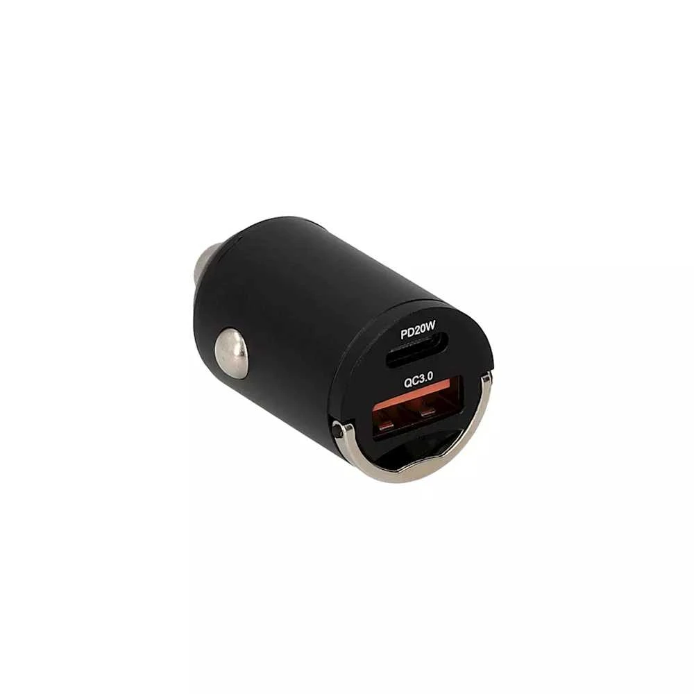 Car charger USB-A, USB-C 38W by Musthavz Juodas