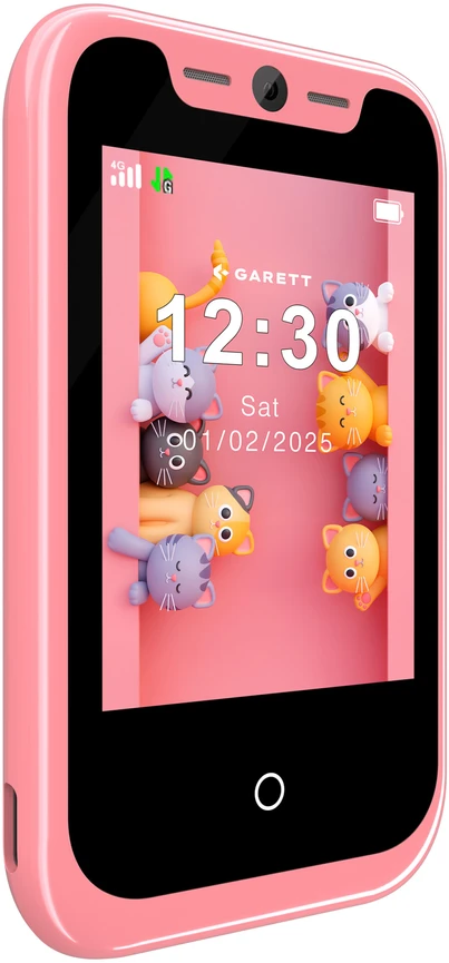 Garett OneKid Phone Pink – saugus pirmasis išmanusis telefonas vaikams