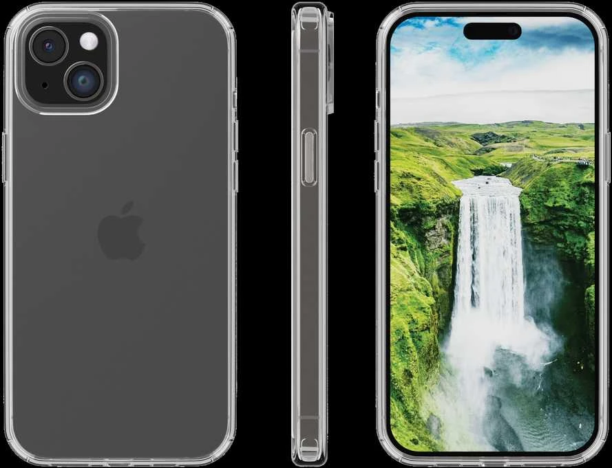 Apple iPhone 15 Iceland Ultra D3O skaidrus dėklas, pagamintas Dbramante1928, permatomas