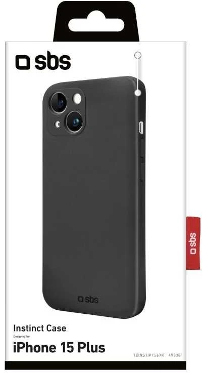 Dėklas Apple iPhone 15 Plus Instinct Cover by SBS Juodas