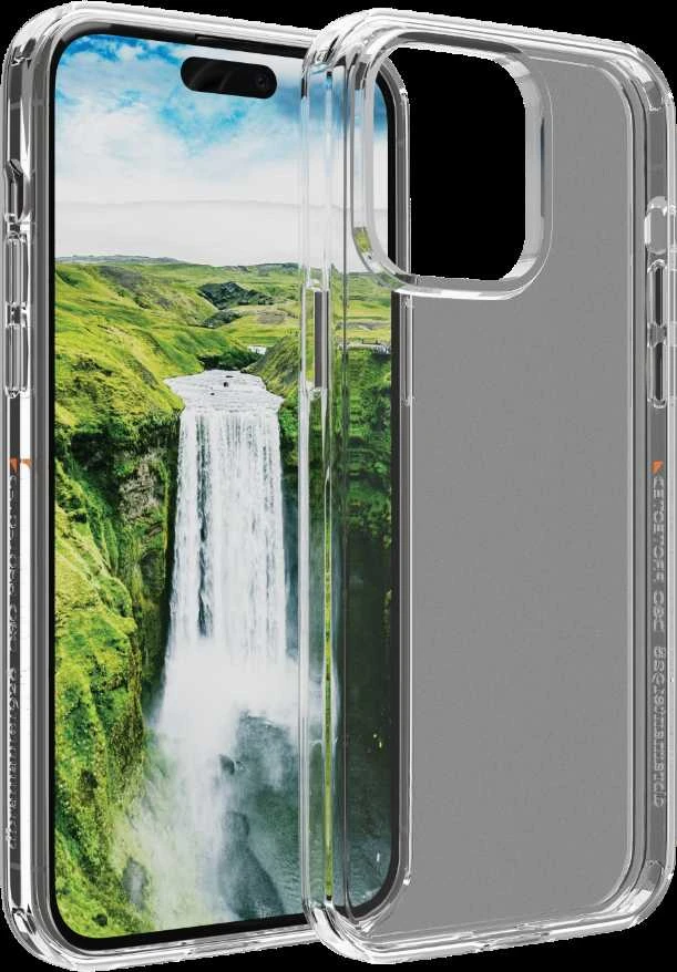 Apple iPhone 15 Pro Iceland Ultra D3O skaidrus dėklas, pagamintas Dbramante1928, permatomas
