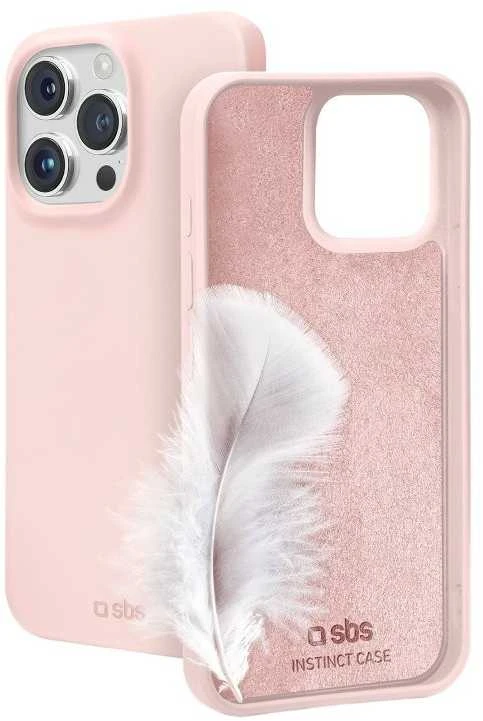 Dėklas Apple iPhone 15 Pro Instinct Cover By SBS Rožinė