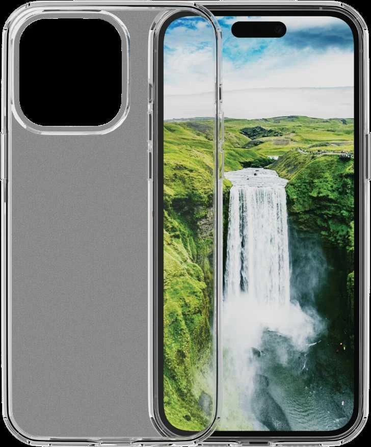 Apple iPhone 15 Pro Max Iceland Ultra D3O skaidrus dėklas, pagamintas Dbramante1928, permatomas