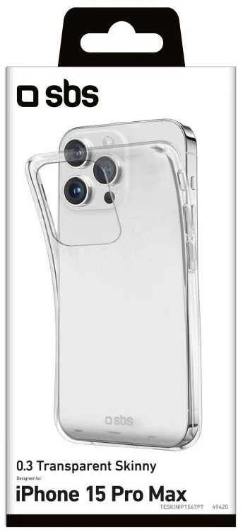 Dėklas Apple iPhone 15 Pro Max Skinny dangtelis su SBS Transparent