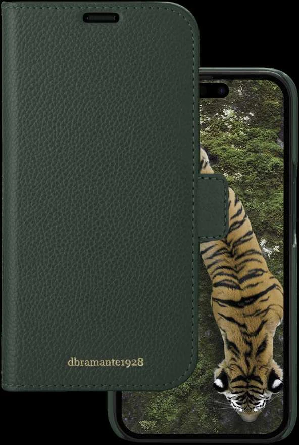 Dėklas Apple iPhone 15 Pro New York 2-in-1 Wallet Case by Dbramante1928 Evergreen
