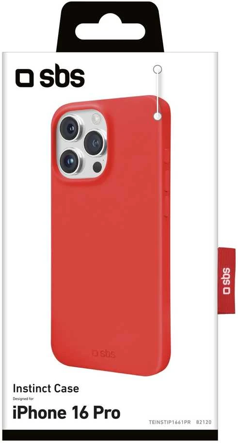 Dėklas Apple iPhone 16 Pro Instinct Cover By SBS Raudona