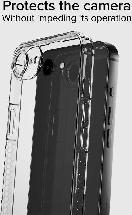 SBS dėklas Apple iPhone 16e Extreme X2 telefonui, skaidrus