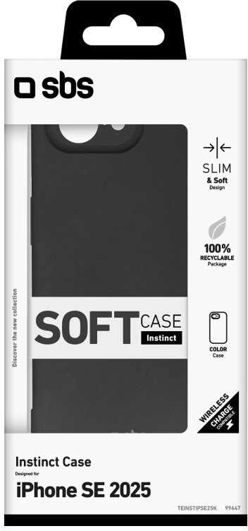 Dėklas Apple iPhone 16e Instinct Cover By SBS Juodas