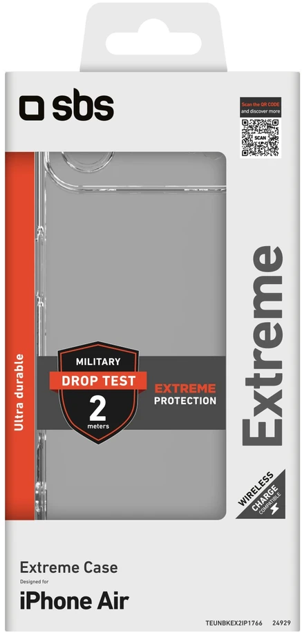 Dėklas Apple iPhone Air Extreme X2 dangtelis SBS skaidrus