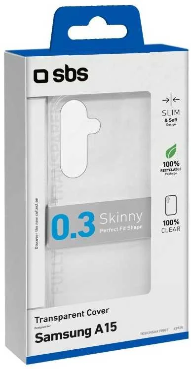 Dėklas „Samsung Galaxy A15 5G Skinny“ dangtelis su SBS skaidrus