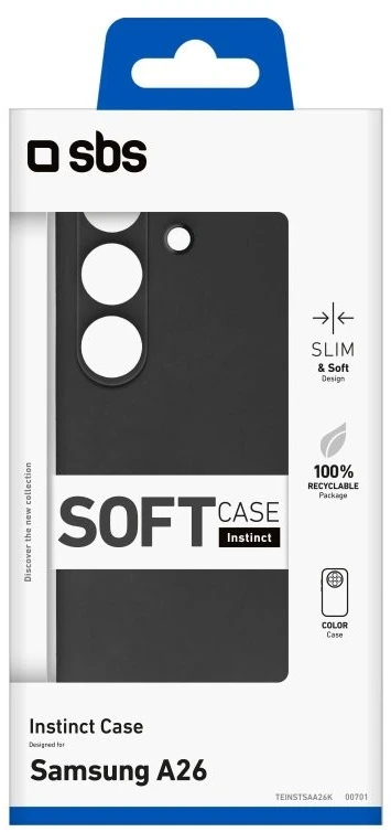 Dėklas Samsung Galaxy A26 Instinct Cover By SBS Juodas