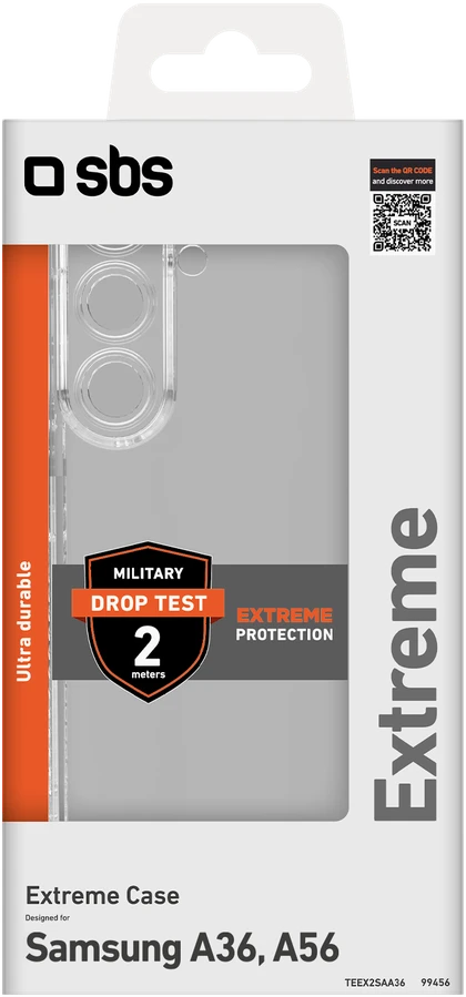 Dėklas Samsung Galaxy A36/A56 Extreme X2 Cover By SBS Transparent