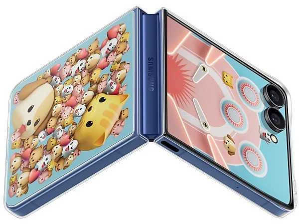 Dėklas ZF766CTEGWW Flipsuit Samsung Galaxy Flip7, Transparent