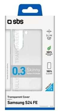 Samsung Galaxy S24 FE plonas SBS skaidrus dėklas