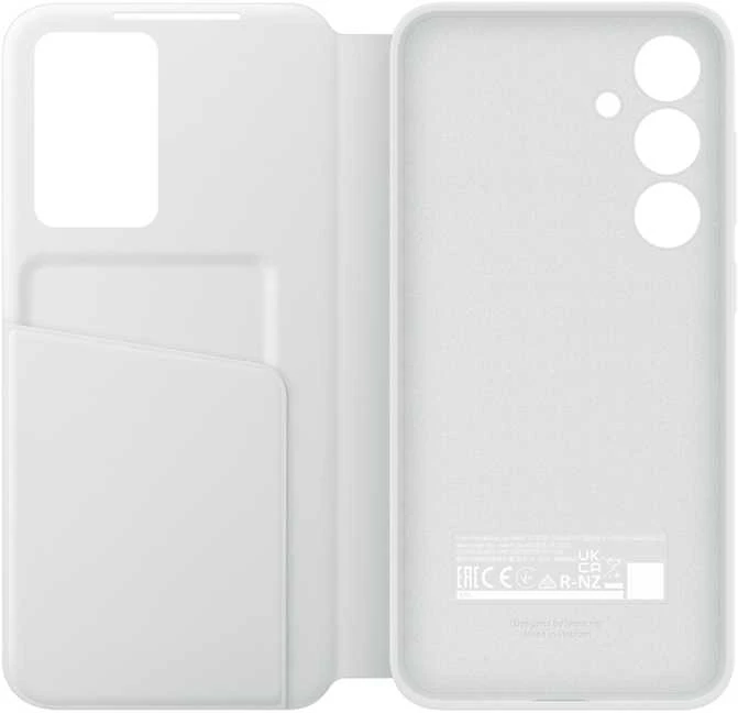 112803 EF-ZS721CWE Samsung Smart View dėklas Galaxy S24 FE baltos spalvos
