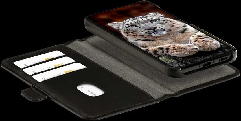 Dbramante1928 Juodas „Samsung Galaxy S24 Lynge 2-in-1“ piniginės dėklas
