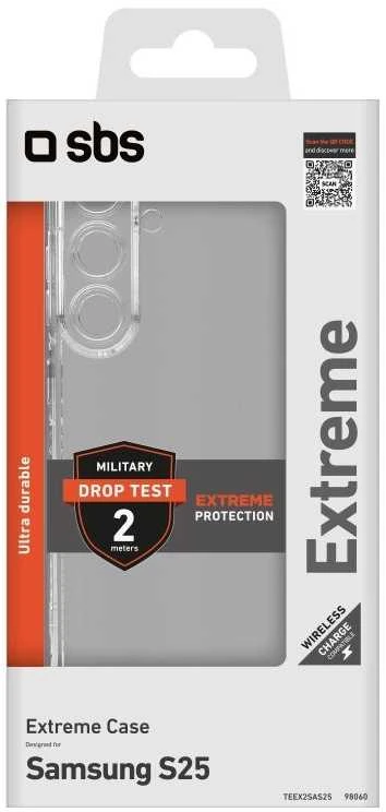 „Samsung Galaxy S25 Extreme X2“ dėklas, pagamintas iš SBS skaidraus