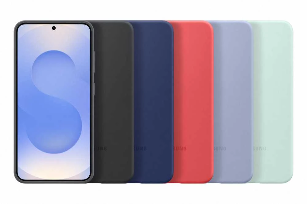 Samsung Galaxy S25 silikoninis dėklas mėtinis