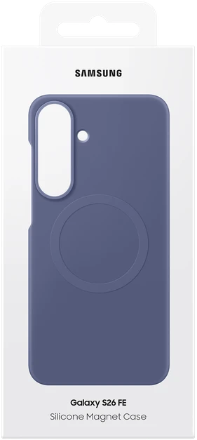 Dėklas Samsung Galaxy S26 FE Silicone Magnet Cover Mėlyna Violet