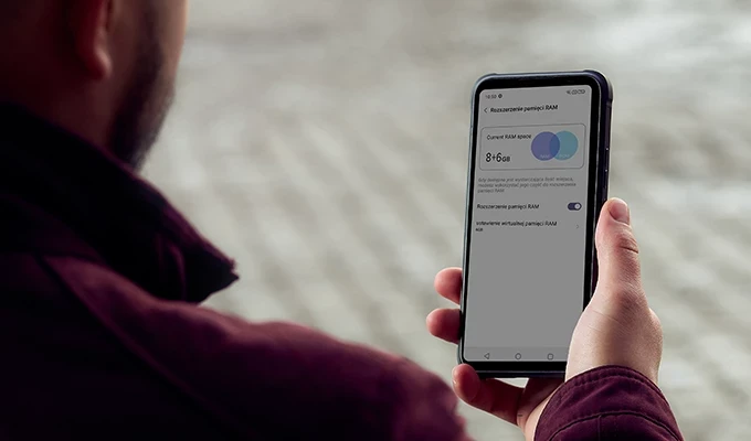Išmanusis telefonas MyPhone Hammer Blade V 5G, 8/256GB, juodas aprašymas - Prekės nuotrauka