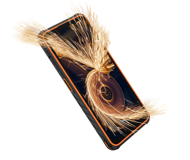 Išmanusis telefonas MyPhone Hammer Iron 6 5G, 6/128GB, oranžinis aprašymas - Prekės nuotrauka