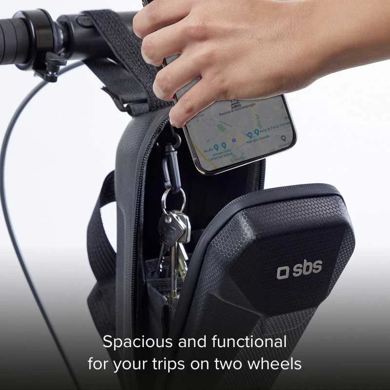 E-Go Hard Bag Atsparus vandeniui for Electric Scooter/Bike 2L By SBS Juodas