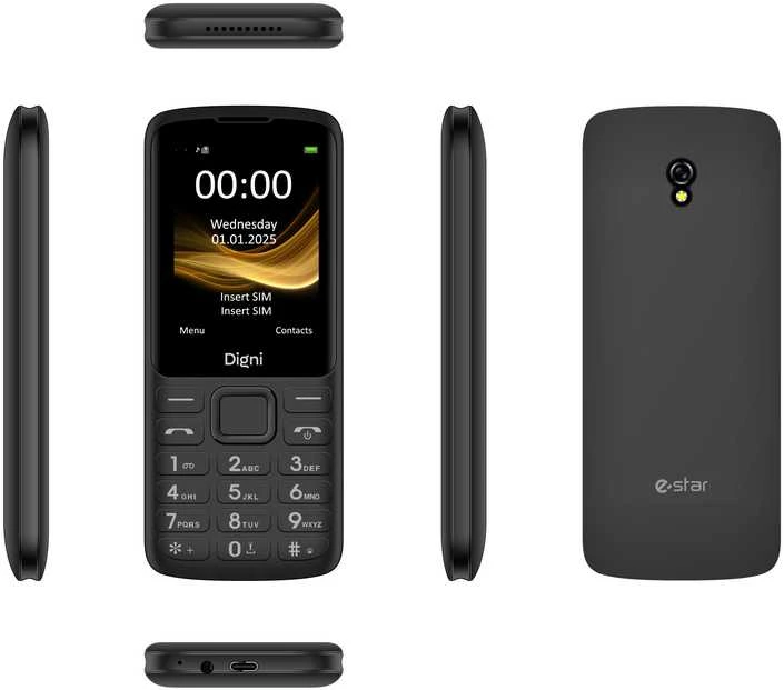 Mobilusis telefonas eStar Digni 244 4G 128MB Black